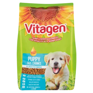 Vitagen Puppy Size Chunks Dog Food 1.5kg Vitagen Puppy Size Chunks Dog Food 1.5kg