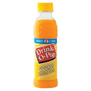 Drink-O-Pop Pineapple Coconut Flavoured Concentrated Drink 200ml Drink-O-Pop Pineapple Coconut Flavoured Concentrated Drink 200ml