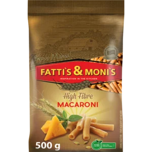 Fatti's & Moni's High Fibre Macaroni Pasta 500g Fatti's & Moni's High Fibre Macaroni Pasta 500g