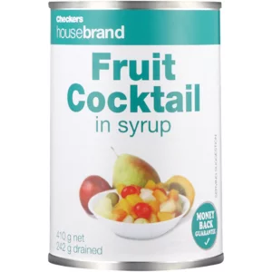 Checkers Housebrand Fruit Cocktail In Syrup 410g Checkers Housebrand Fruit Cocktail In Syrup 410g