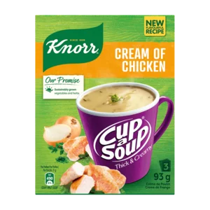 Knorr Cup-A-Soup Thick & Creamy Cream Of Chicken Instant Soup Packets 3x31g Knorr Cup-A-Soup Thick & Creamy Cream Of Chicken Instant Soup Packets 3x31g