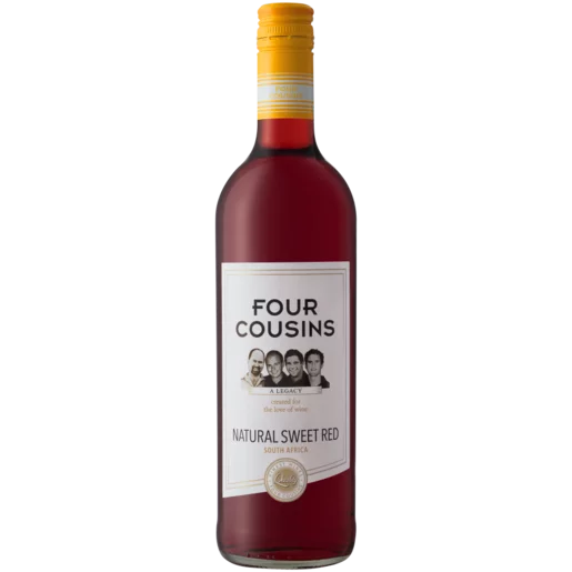 Four Cousins Natural Sweet Red Wine Bottle 750ml