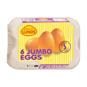 Lunds Jumbo Eggs 6 Pack