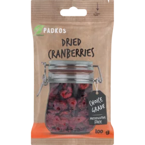 Padkos Dried Cranberries 100g Padkos Dried Cranberries 100g