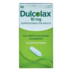Dulcolax Laxative Suppositories For Adults 10 Pack