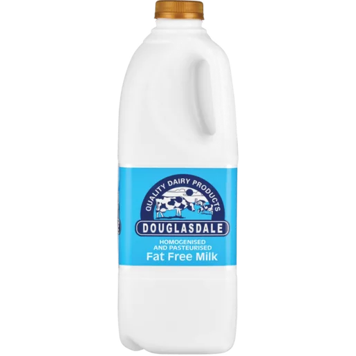 Douglasdale Fat Free Milk Bottle 2L