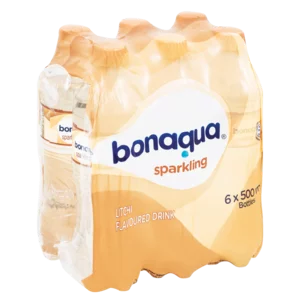 Bonaqua Litchi Flavoured Sparkling Water Bottles 6x500ml Bonaqua Litchi Flavoured Sparkling Water Bottles 6x500ml