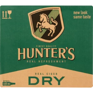Hunter's Dry Cider Bottles 12x660ml
