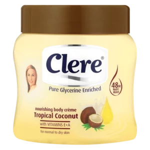 Clere Tropical Coconut Body Crème 500ml Clere Tropical Coconut Body Crème 500ml