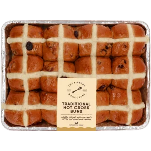 The Bakery Mini Traditional Hot Cross Buns 12 Pack The Bakery Mini Traditional Hot Cross Buns 12 Pack