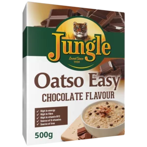 Jungle Oatso Easy Chocolate Flavoured Instant Oats Sachets 500g Jungle Oatso Easy Chocolate Flavoured Instant Oats Sachets 500g