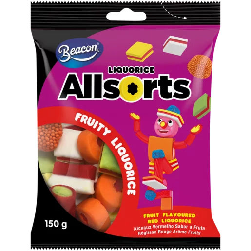 Beacon Allsorts Fruity Flavoured Sweets Without Liquorice 150g