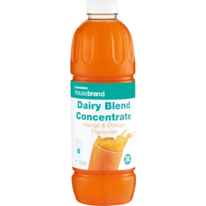 Checkers Housebrand Mango & Orange Concentrated Dairy Blend 1L