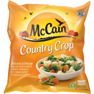 McCain Country Crop Frozen Mixed Vegetables 250g McCain Country Crop Frozen Mixed Vegetables 250g