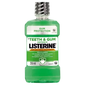 Listerine Teeth & Gum Defence Anti-Bacterial Mouthwash 250ml Listerine Teeth & Gum Defence Anti-Bacterial Mouthwash 250ml