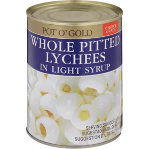 Pot O' Gold Whole Pitted Lychees In Syrup 565g