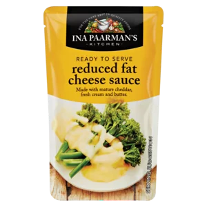 Ina Paarman Ready To Serve Reduced Fat Cheese Sauce 200ml Ina Paarman Ready To Serve Reduced Fat Cheese Sauce 200ml