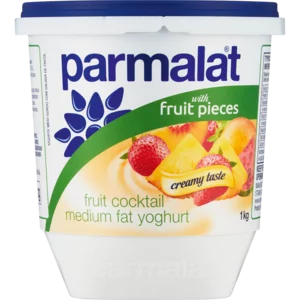 Parmalat Medium Fat Fruit Cocktail Yoghurt 1kg Parmalat Medium Fat Fruit Cocktail Yoghurt 1kg