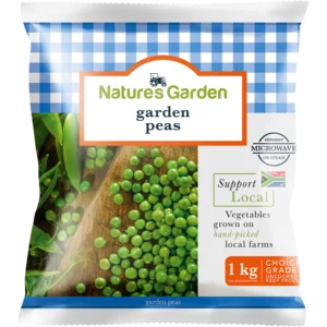 Natures Garden Frozen Garden Peas 1kg Natures Garden Frozen Garden Peas 1kg