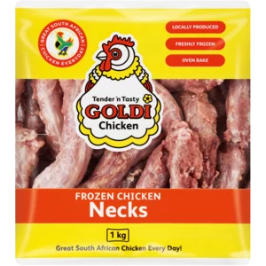 Goldi Chicken Frozen Chicken Necks 1kg Goldi Chicken Frozen Chicken Necks 1kg