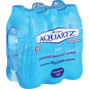Aquartz Still Water Bottles 6x500ml Aquartz Still Water Bottles 6x500ml