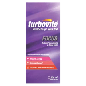 Turbovite Focus Syrup 200ml Turbovite Focus Syrup 200ml