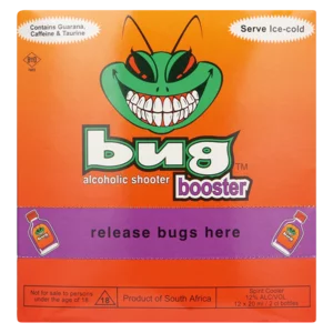 Bug Booster Alcoholic Shooter Bottles 12x20ml