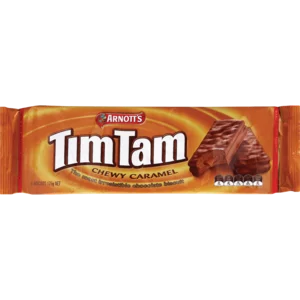 Arnott's Tim Tam Chewy Caramel Biscuits 175g Arnott's Tim Tam Chewy Caramel Biscuits 175g