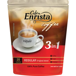 Café Enrista 3 In 1 Regular Original Coffee Blend Pouch 500g