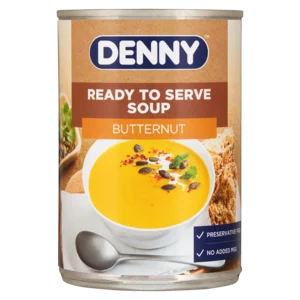 Denny Ready To Serve Butternut Soup Can 400g Denny Ready To Serve Butternut Soup Can 400g