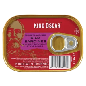 King Oscar Smoke Flavoured Sild Sardines 106g King Oscar Smoke Flavoured Sild Sardines 106g