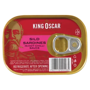 King Oscar Sild Sardines In Hot Chilli Sauce 106g