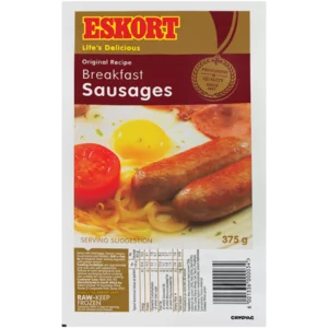 Eskort Breakfast Sausages 375g Eskort Breakfast Sausages 375g
