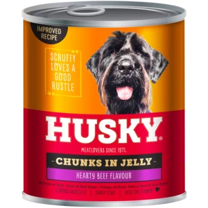 Husky Beef Chunks In Jelly Dog Food 775g Husky Beef Chunks In Jelly Dog Food 775g
