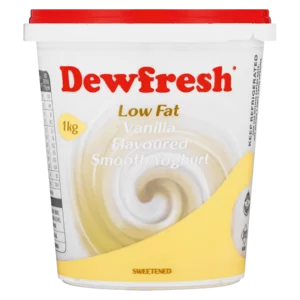 Dewfresh Smooth Vanilla Flavoured Yoghurt 1kg Dewfresh Smooth Vanilla Flavoured Yoghurt 1kg