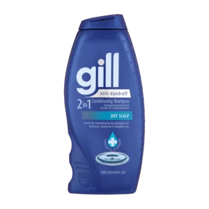Gill 2-In-1 Anti-Dandruff Dry Scalp Conditioning Shampoo 400ml