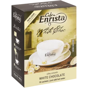 Café Enrista White Chocolate Flavoured Hot Chocolate 300g Café Enrista White Chocolate Flavoured Hot Chocolate 300g
