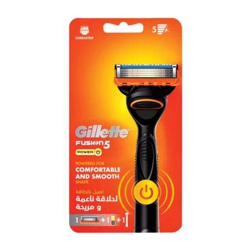 Gillette Fusion5 Black Power Razor Gillette Fusion5 Black Power Razor