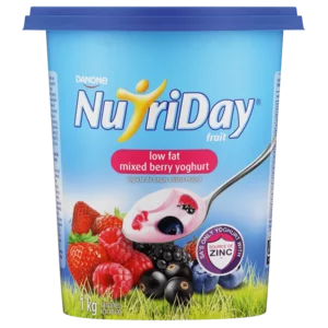 Nutriday Low Fat Mixed Berry Fruit Yoghurt 1kg Nutriday Low Fat Mixed Berry Fruit Yoghurt 1kg