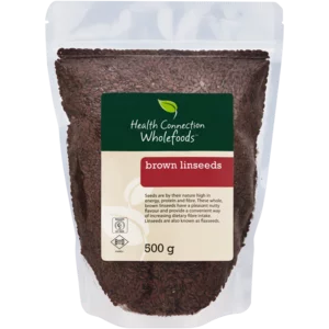 Health Connection Wholefoods Brown Linseeds 500g