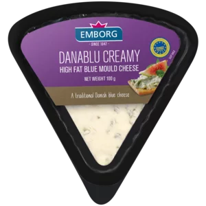 Emborg Danablu Creamy High Fat Blue Mould Cheese 100g Emborg Danablu Creamy High Fat Blue Mould Cheese 100g