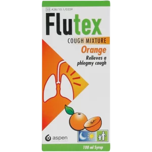 Flutex Orange Flavoured Cough Syrup 100ml