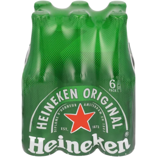 Heineken Premium Larger Beer Bottles 6x330ml Heineken Premium Larger Beer Bottles 6x330ml