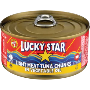 Lucky Star Light Meat Tuna Chunks In Vegetable Oil 170g Lucky Star Light Meat Tuna Chunks In Vegetable Oil 170g