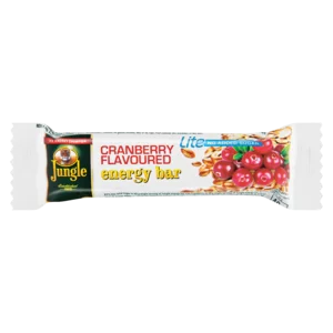 Jungle Lite Cranberry Flavoured Energy Bar 40g Jungle Lite Cranberry Flavoured Energy Bar 40g