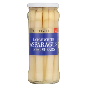 Pot O' Gold Large White Long Asparagus Spears In Brine 530g