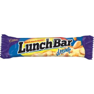 Cadbury Lunch Bar Dream White Milk Chocolate Bar 48g Cadbury Lunch Bar Dream White Milk Chocolate Bar 48g