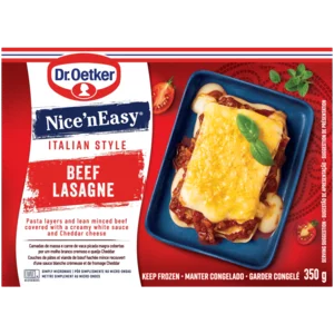 Dr. OetkerItalian Style Frozen Beef Lasagne 350g