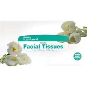 Checkers Housebrand White Soft Facial Tissues 100 Pack Checkers Housebrand White Soft Facial Tissues 100 Pack