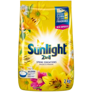 Sunlight 2-In-1 Spring Sensations Hand Washing Powder 2kg Sunlight 2-In-1 Spring Sensations Hand Washing Powder 2kg